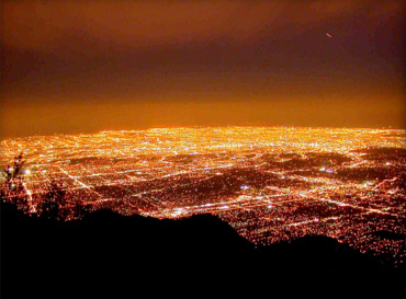 Los Angeles Basin before LED Retrofit 